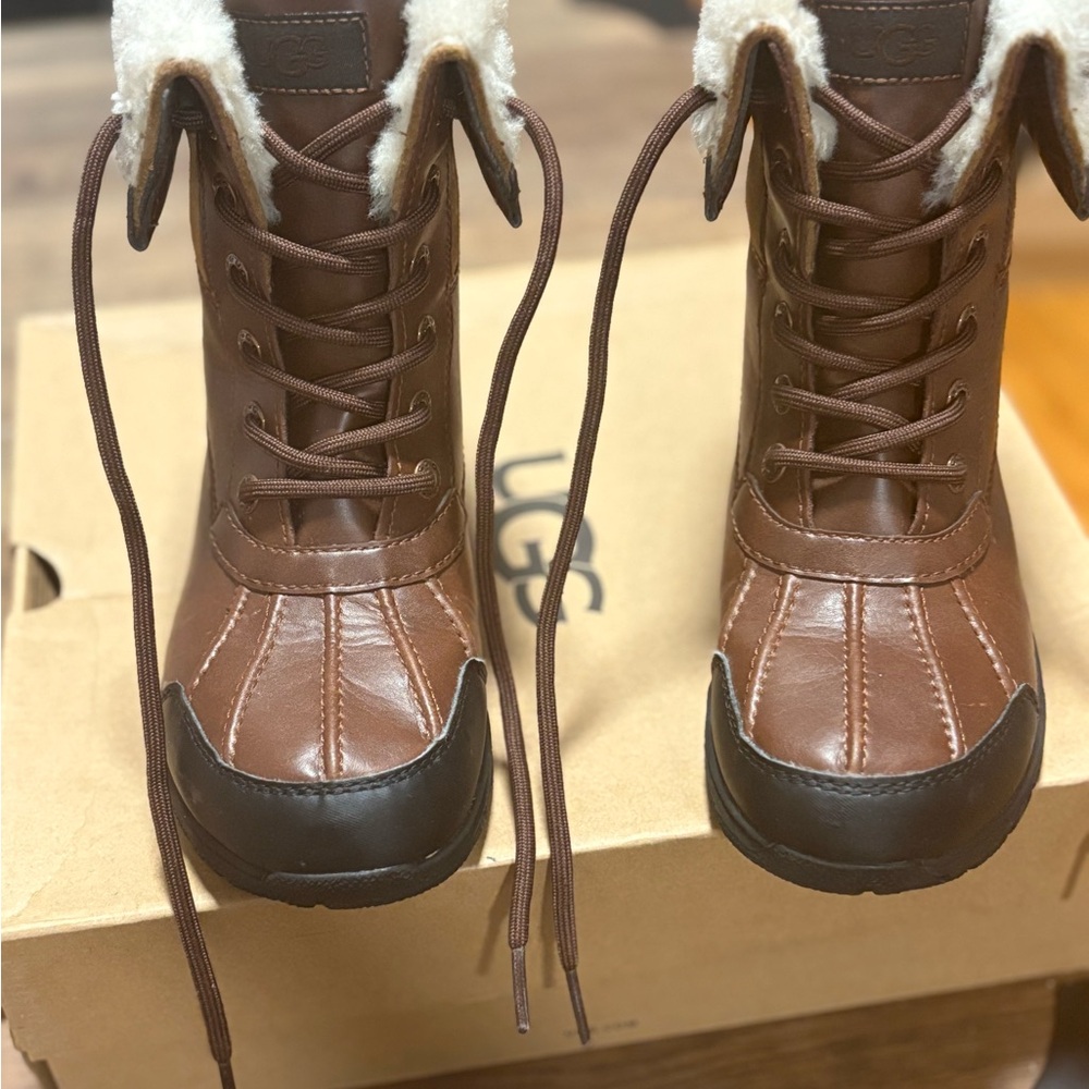 UGG little boy  Chocolate Brown Winter Boots